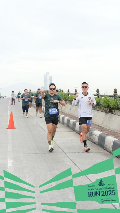 Race photo from Mangkunegaran Run 2025