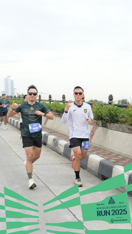 Race photo from Mangkunegaran Run 2025