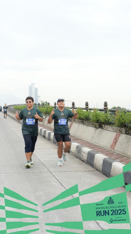 Race photo from Mangkunegaran Run 2025