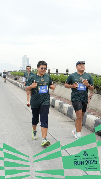 Race photo from Mangkunegaran Run 2025