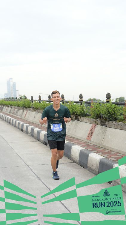 Race photo from Mangkunegaran Run 2025