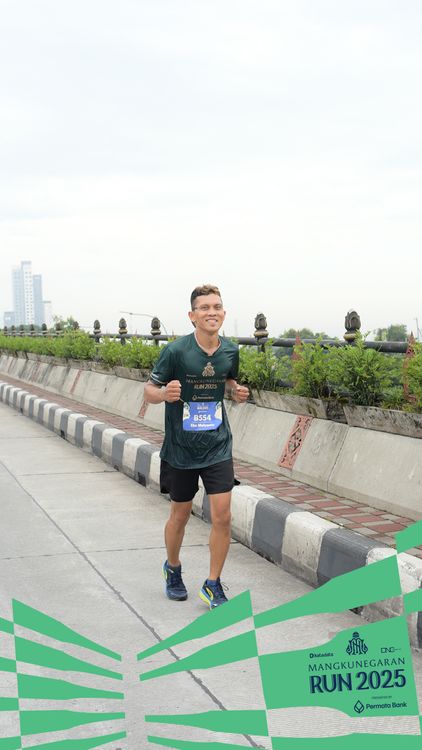 Race photo from Mangkunegaran Run 2025