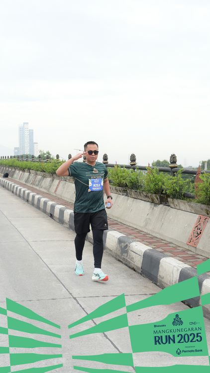 Race photo from Mangkunegaran Run 2025