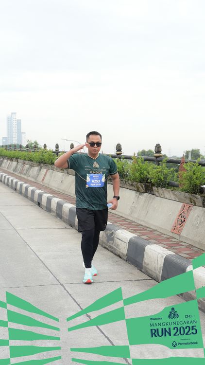 Race photo from Mangkunegaran Run 2025
