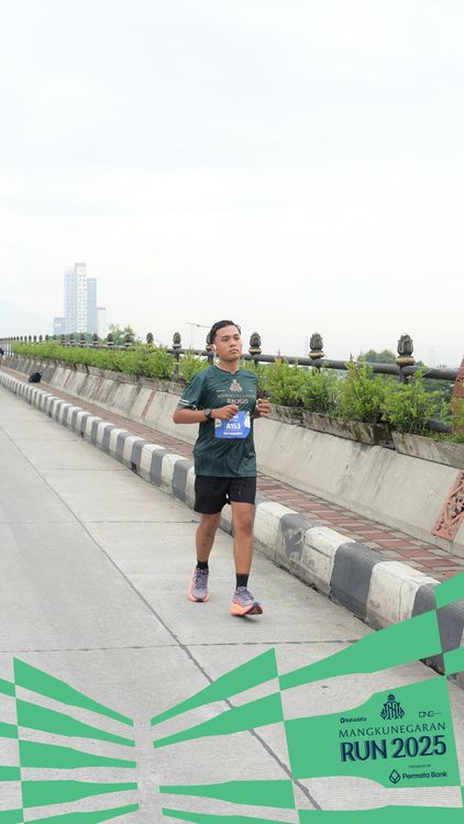 Race photo from Mangkunegaran Run 2025