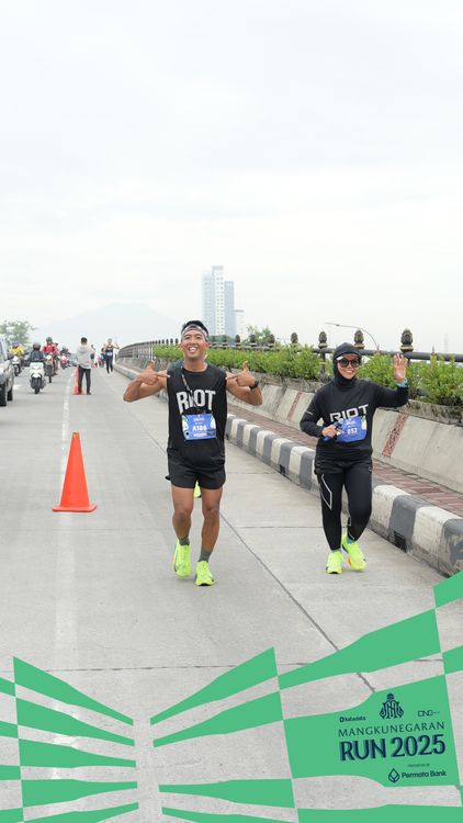 Race photo from Mangkunegaran Run 2025