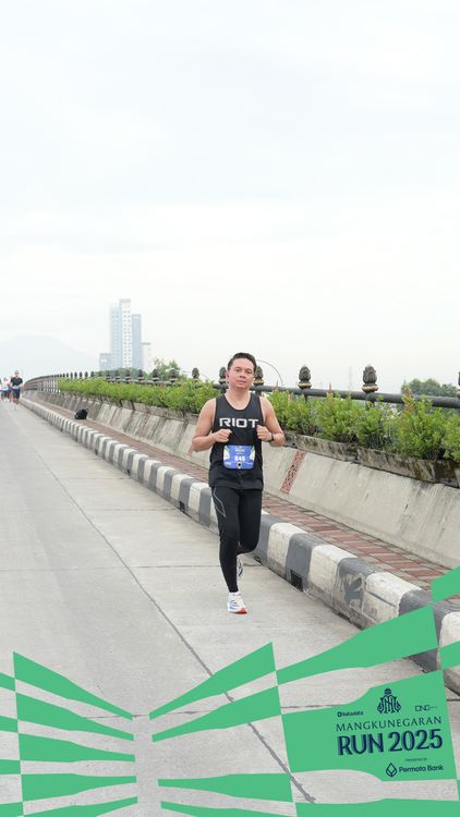 Race photo from Mangkunegaran Run 2025
