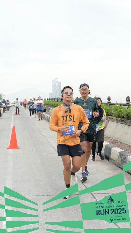 Race photo from Mangkunegaran Run 2025