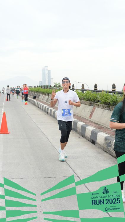 Race photo from Mangkunegaran Run 2025