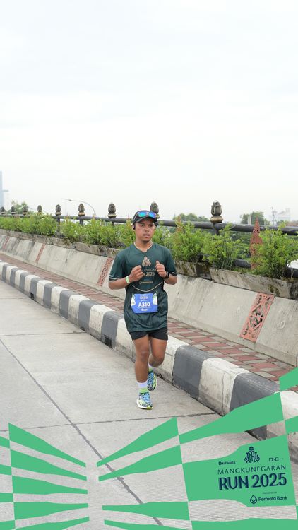 Race photo from Mangkunegaran Run 2025