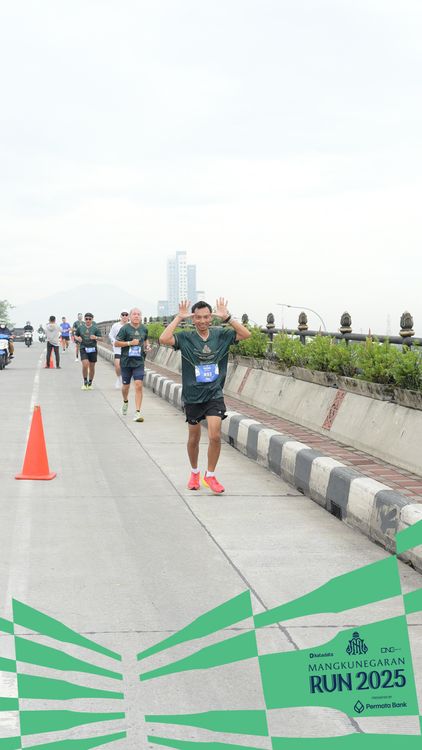 Race photo from Mangkunegaran Run 2025