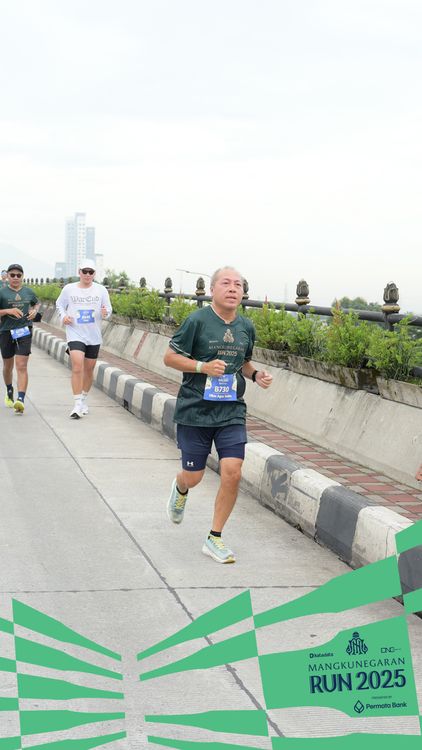 Race photo from Mangkunegaran Run 2025