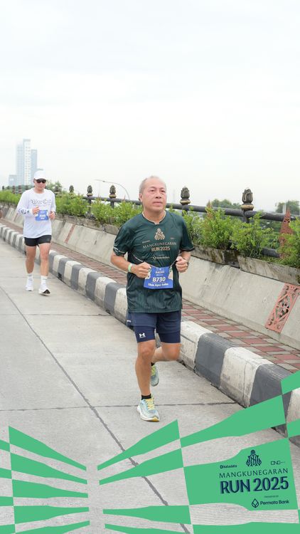 Race photo from Mangkunegaran Run 2025