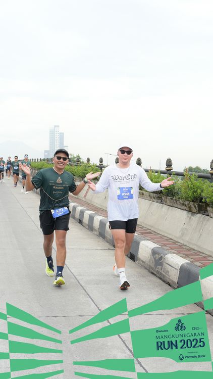 Race photo from Mangkunegaran Run 2025