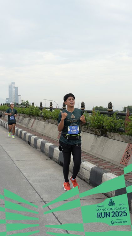 Race photo from Mangkunegaran Run 2025