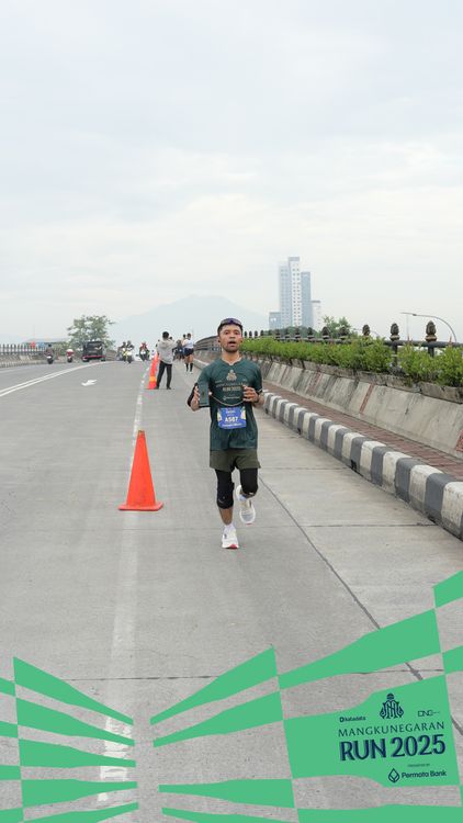 Race photo from Mangkunegaran Run 2025