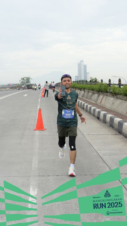 Race photo from Mangkunegaran Run 2025