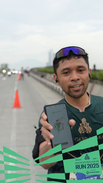 Race photo from Mangkunegaran Run 2025
