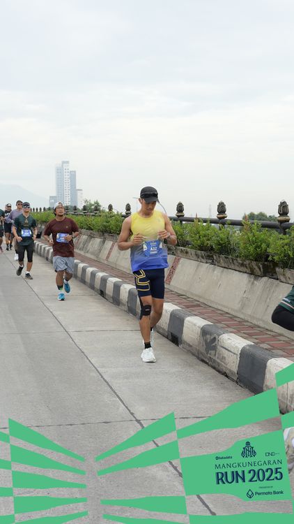 Race photo from Mangkunegaran Run 2025