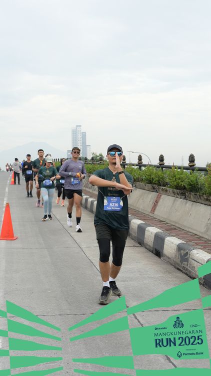 Race photo from Mangkunegaran Run 2025