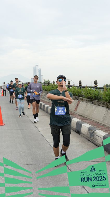 Race photo from Mangkunegaran Run 2025