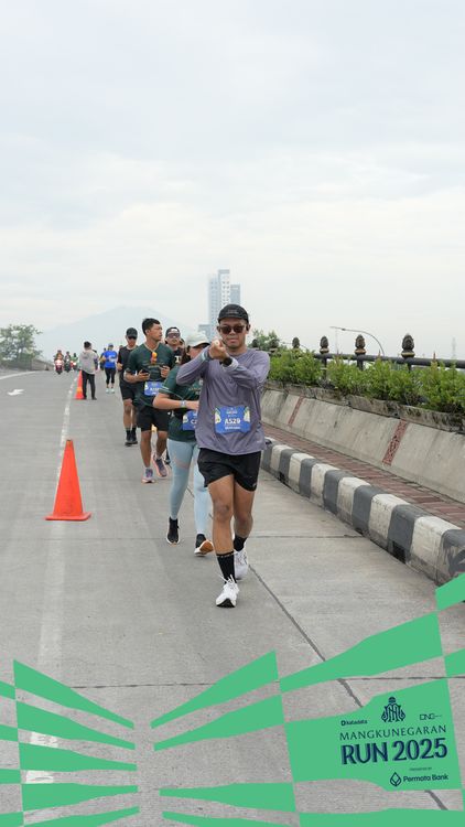 Race photo from Mangkunegaran Run 2025
