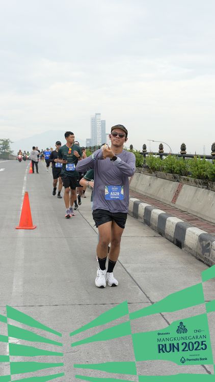 Race photo from Mangkunegaran Run 2025