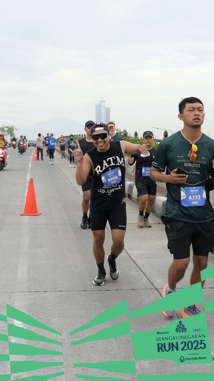 Race photo from Mangkunegaran Run 2025