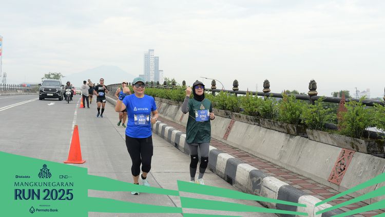Race photo from Mangkunegaran Run 2025