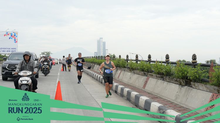 Race photo from Mangkunegaran Run 2025