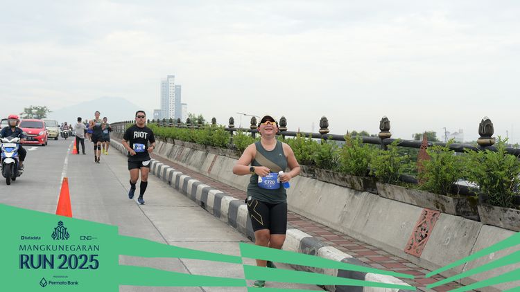 Race photo from Mangkunegaran Run 2025
