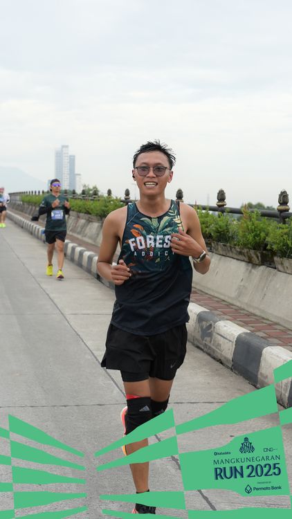 Race photo from Mangkunegaran Run 2025
