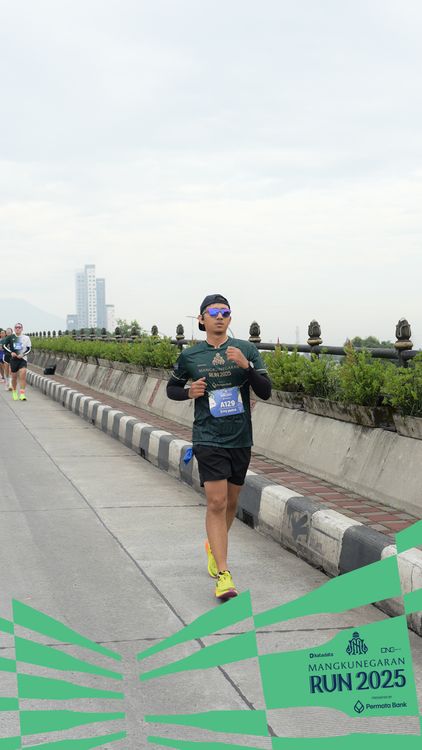 Race photo from Mangkunegaran Run 2025