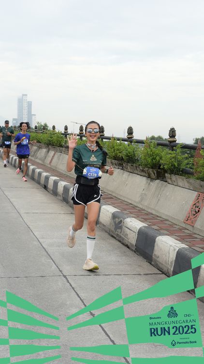 Race photo from Mangkunegaran Run 2025