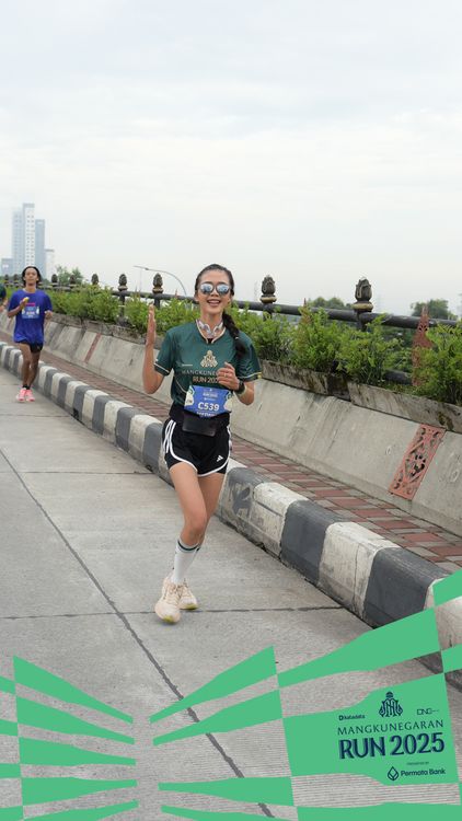 Race photo from Mangkunegaran Run 2025