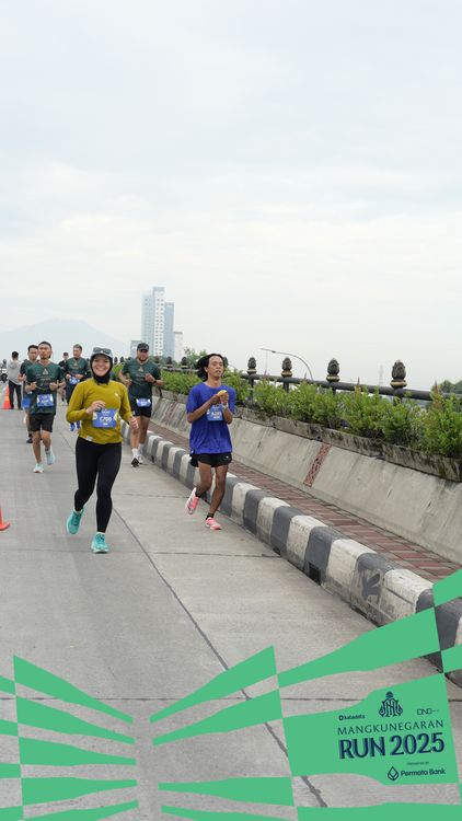 Race photo from Mangkunegaran Run 2025