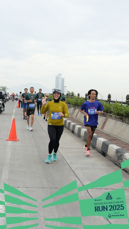Race photo from Mangkunegaran Run 2025