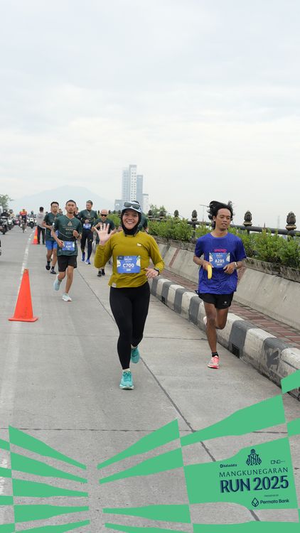 Race photo from Mangkunegaran Run 2025