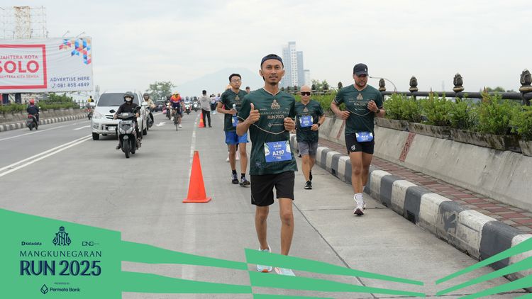 Race photo from Mangkunegaran Run 2025
