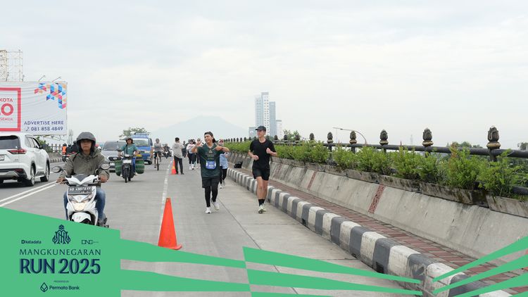 Race photo from Mangkunegaran Run 2025