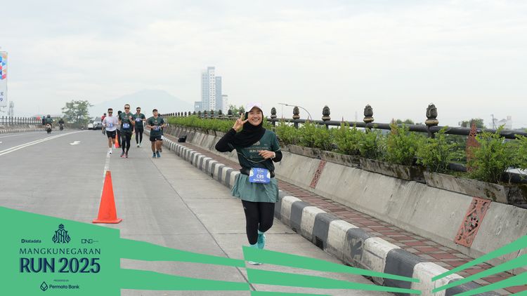 Race photo from Mangkunegaran Run 2025