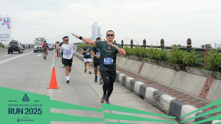 Race photo from Mangkunegaran Run 2025