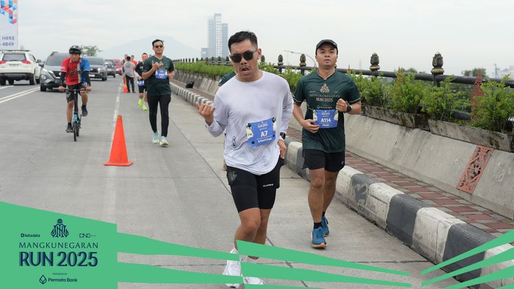 Race photo from Mangkunegaran Run 2025