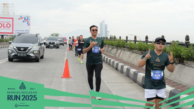 Race photo from Mangkunegaran Run 2025