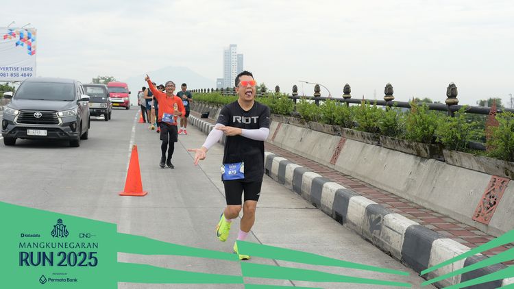 Race photo from Mangkunegaran Run 2025
