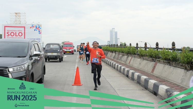 Race photo from Mangkunegaran Run 2025
