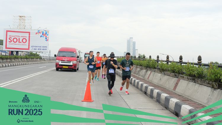 Race photo from Mangkunegaran Run 2025