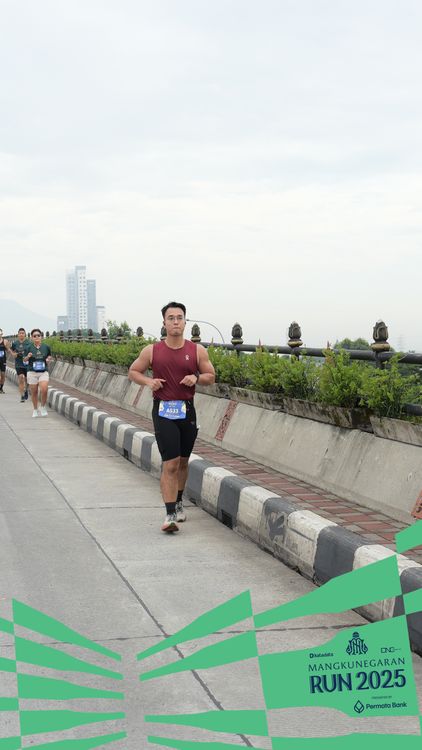 Race photo from Mangkunegaran Run 2025