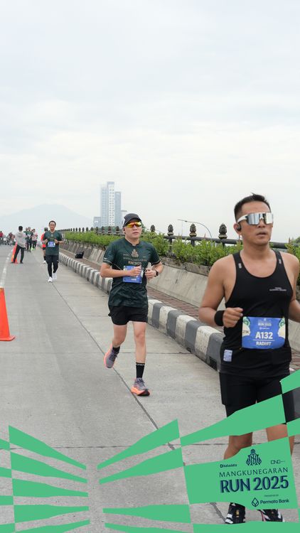 Race photo from Mangkunegaran Run 2025