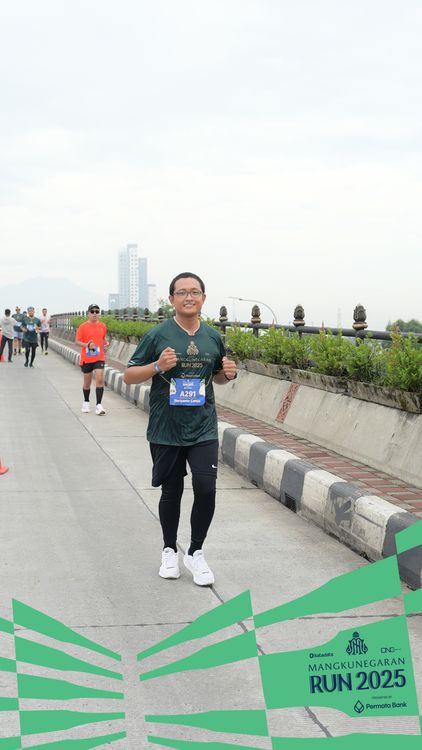 Race photo from Mangkunegaran Run 2025